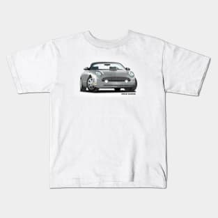 2002-2005 Retro Ford Thunderbird Metallic Kids T-Shirt